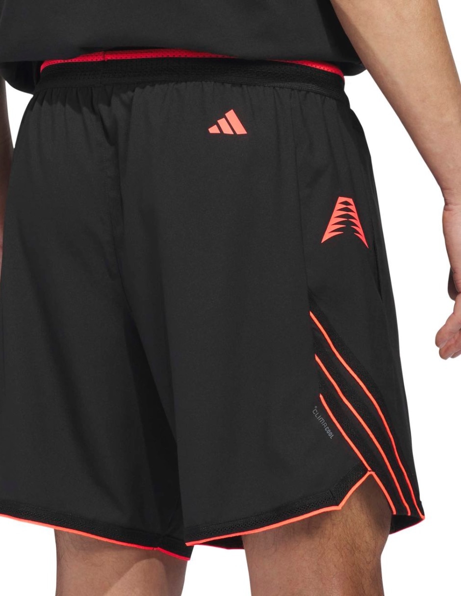 Short con bolsillos adidas para básquetbol hombre